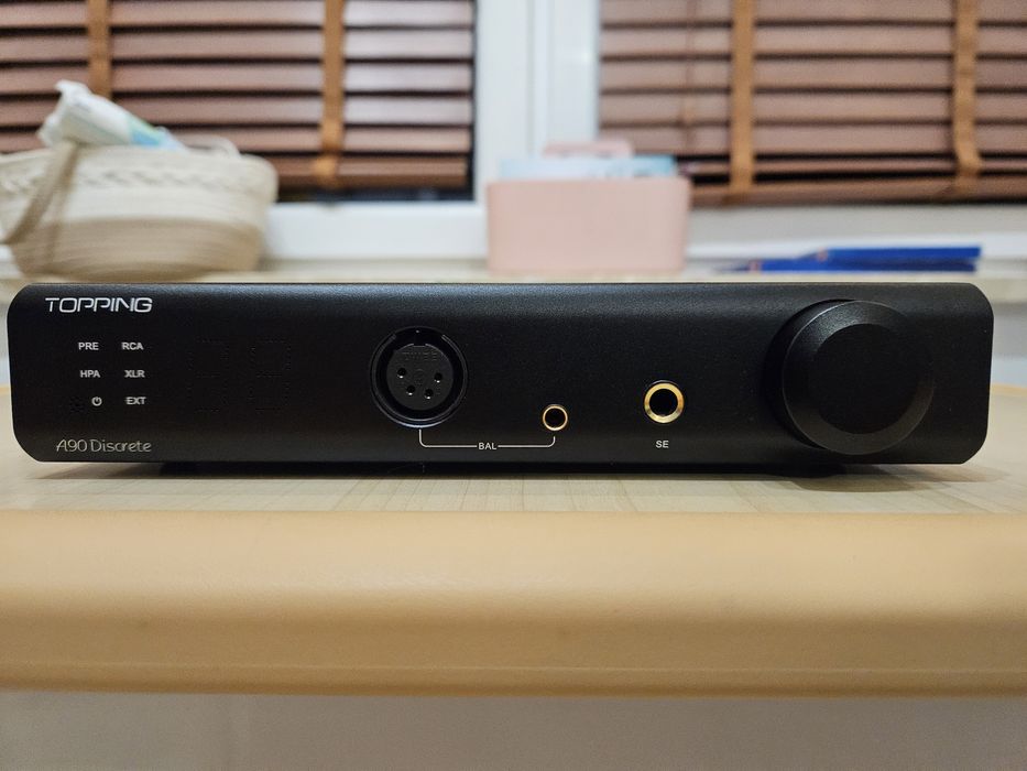Mocny wzmacniacz słuchawkowy Topping a90discrete _jak nowy