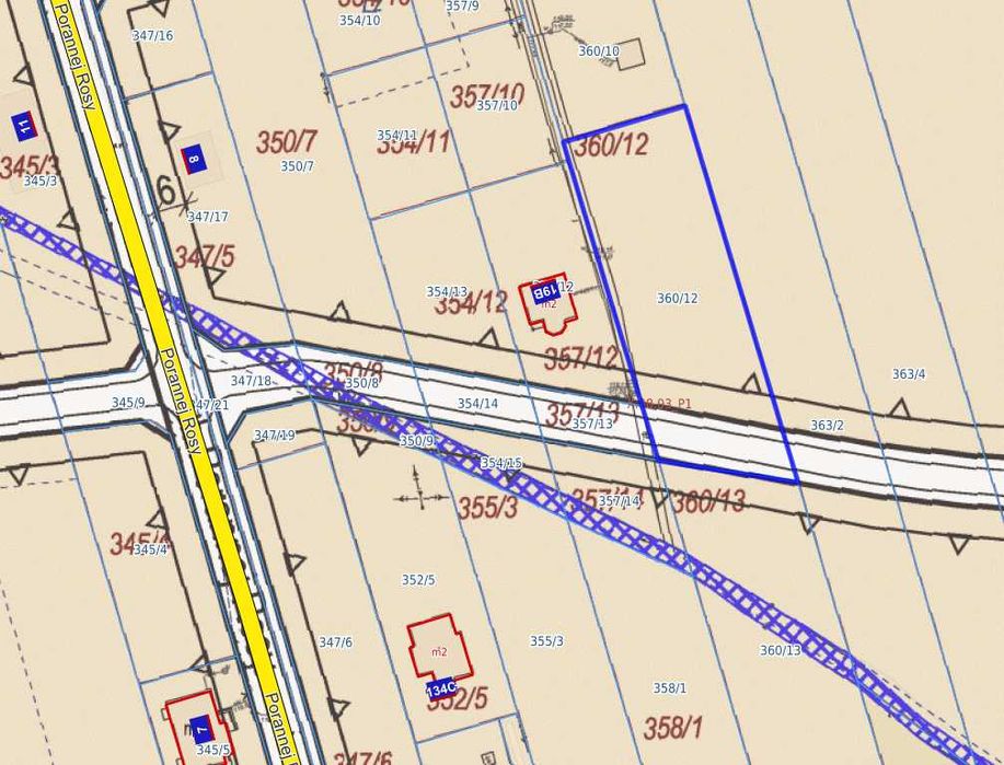 Działka Dębe Wielkie 1776m2, blisko stacji PKP