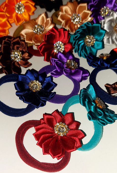 Набір квіткових резинок для волосся (20 шт.)