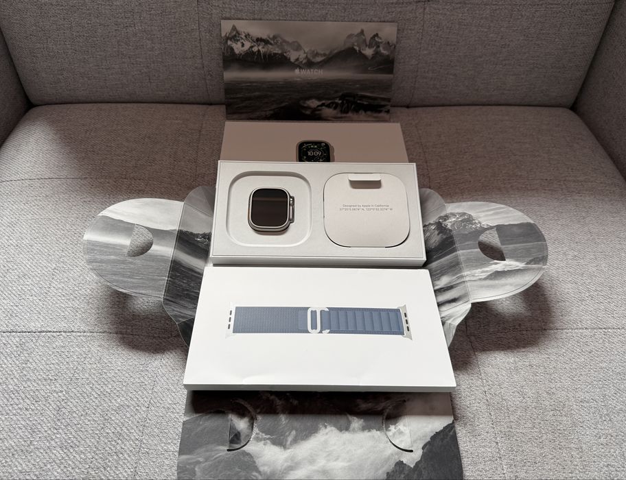  Apple Watch Ultra 3 Natural Titanium 49mm Cellular (LTE + GPS) / Gwarancja / 100%