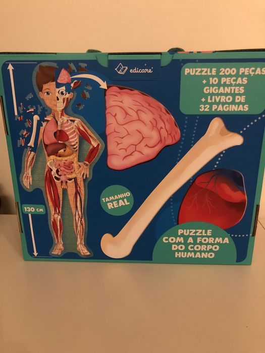 Puzzle corpo humano 210 pecas edicare