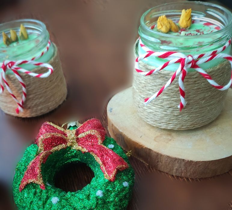 Miętowa Niespodzianka świeca sojowa