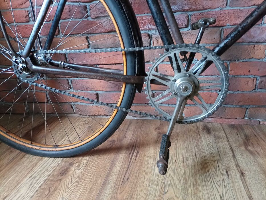 Przedwojenny zabytkowy Rower z Lat 20-tych