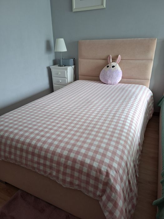 Cama Sommier rosa