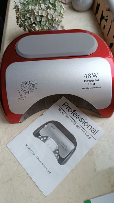 Профессиональная гибридная лампа 48Вт  LED/UV + вторая в подарок