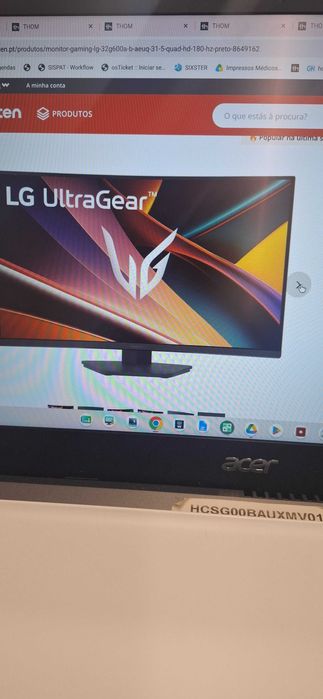 Monitor LG novo, com garantia