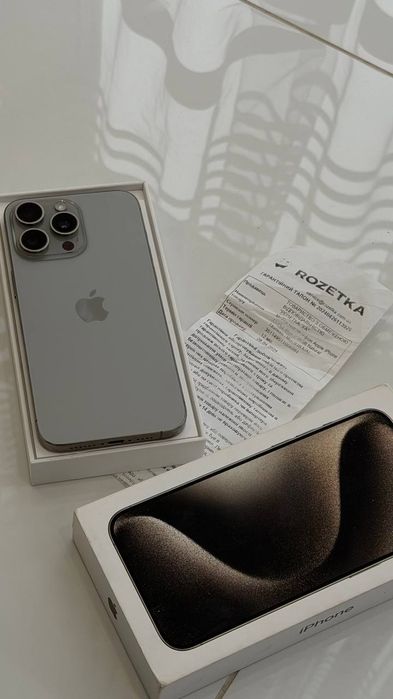 iPhone 15 Pro Max Titanium, official, стан нового
