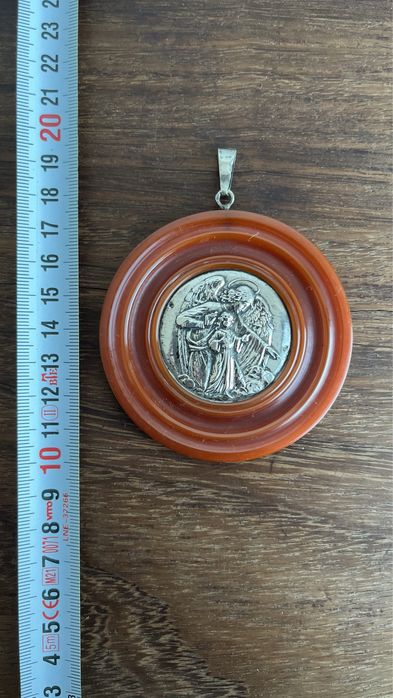 Medalhas de berço em prata