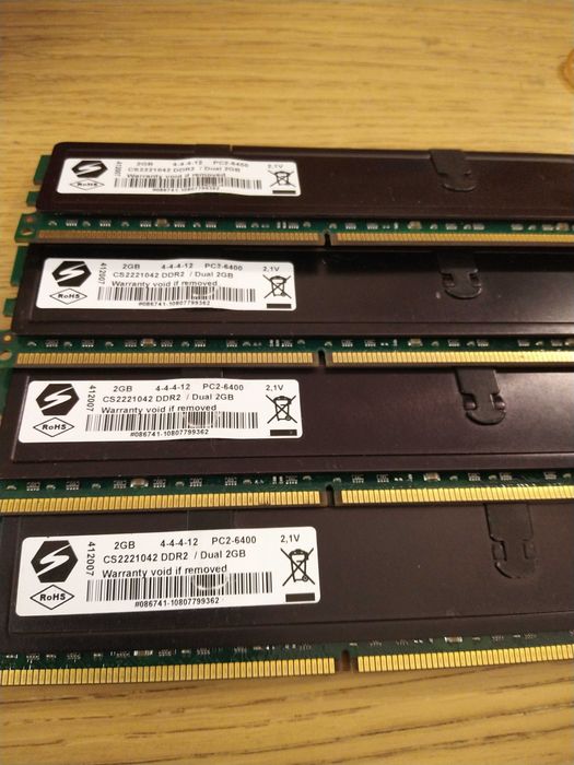 Ram Cell Shock 4 x 1 gb com 4-4-4-12