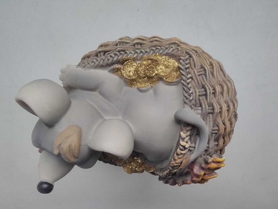 Скарбничка "Мишеня з грошима " 9 х 9 х 11 (см.)