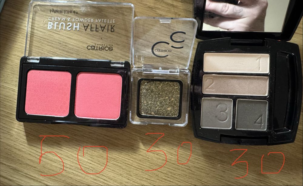 Лоти набори косметики тіні помада румʼяна maybelline max factor