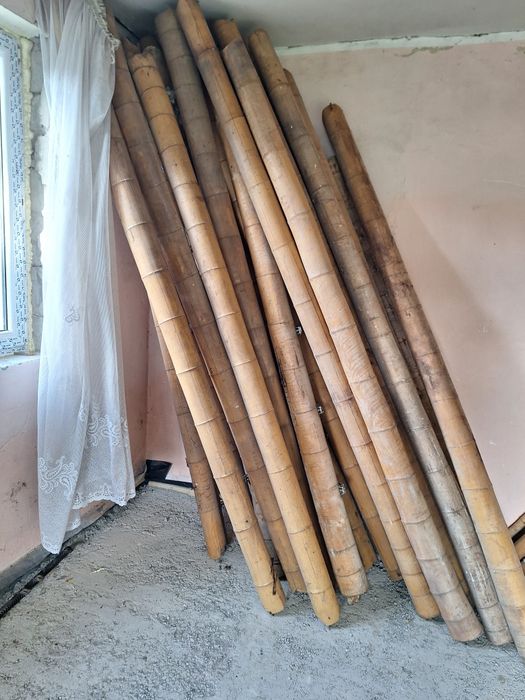 Tyczki bambysowe naturalne