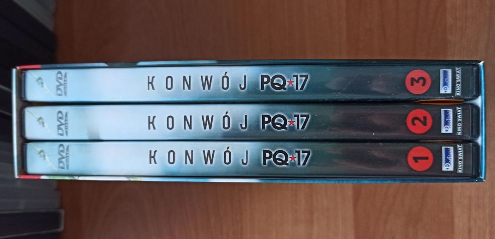 Konwój PQ*17 box 3 płyt DVD odcinki od 1 do 8