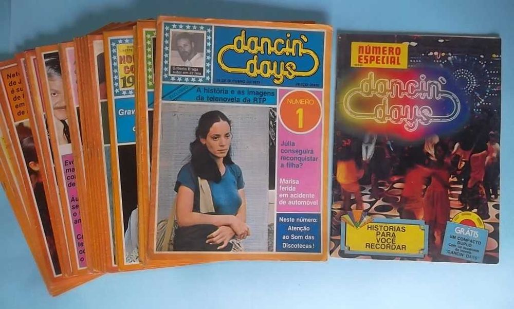 "DANCIN' DAYS" - Col. completa Folhetins mais 1 Edição Especial (1979)