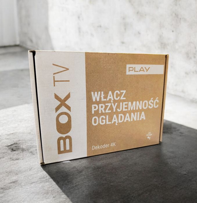 NA LEWARA dekoder Play BOX TV 4K nowy