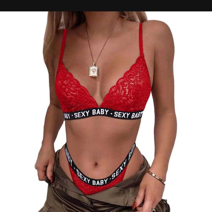 Koronkowy Komplet Bielizny