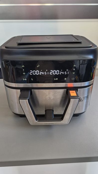 Airfryer Cecotec 2komory z możliwością łączenia w 1.