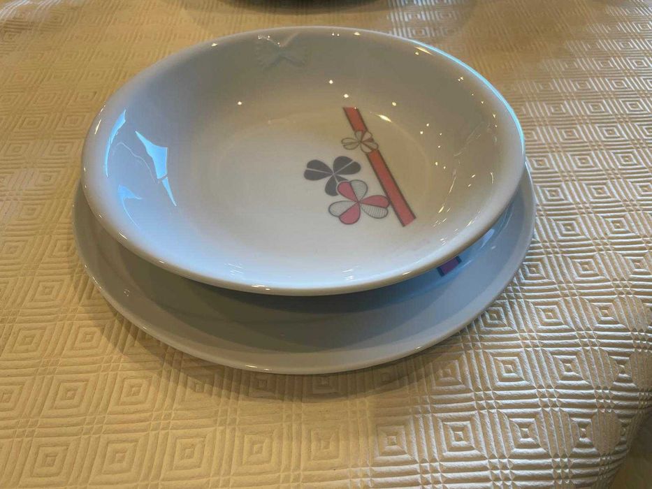 Serviço de pratos Belsan, 24 peças (12 rasos + 12 de sopa)