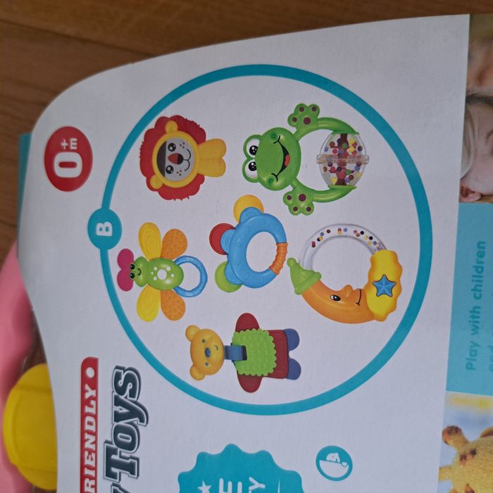 Grzechotka, zabawka, gryzak, Baby Toys, nowe, zestaw