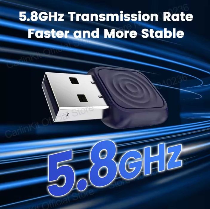 Carlinkit Mini Ultra 2025 - Адаптер беспроводного CarPlay/Android Auto