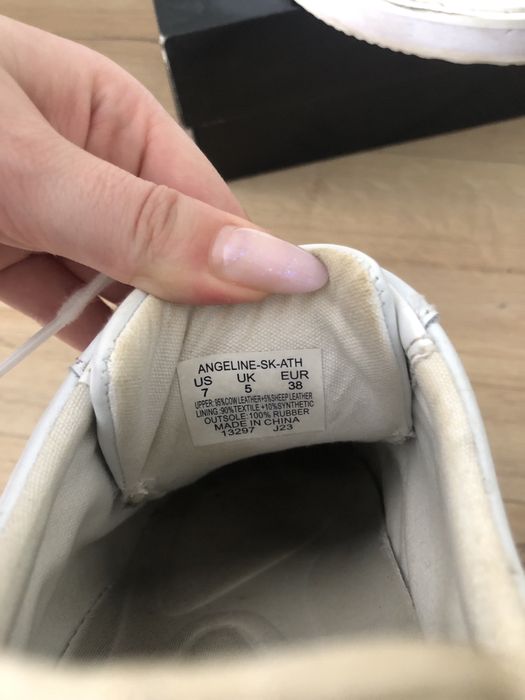 Białe sneakersy Ralph Lauren