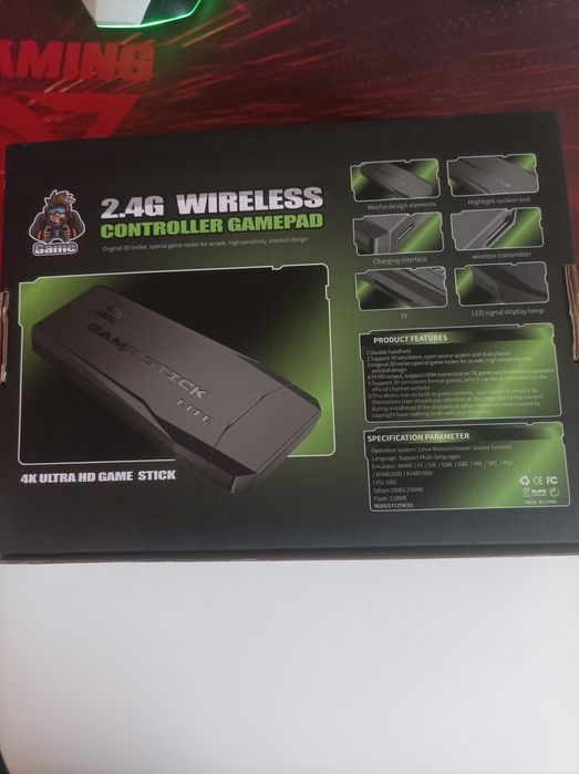 Ігрова приставка Game Stick Lite M8 64GB + 2 бездротові джойстики | 20