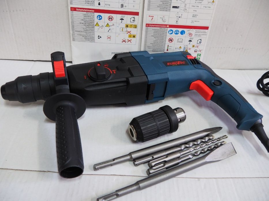 Młotowiertarka udarowa SDS Eurotec Gbh 2-28 f 2-26,2-24 moc 880w
