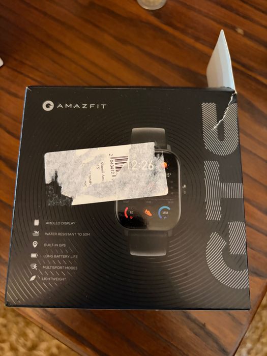 Relógio amazfit preto