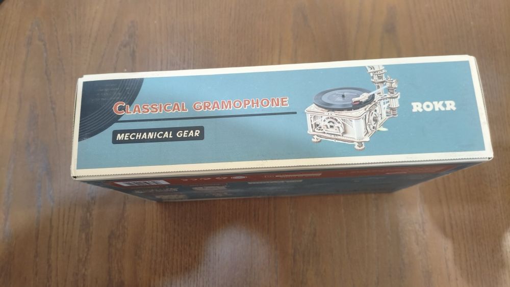 Gramofon składany zabawka gra puzzle.