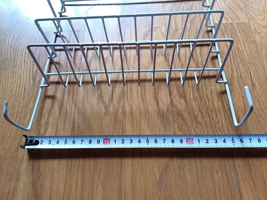 Conjunto de 3 suportes brancos para casa de banho