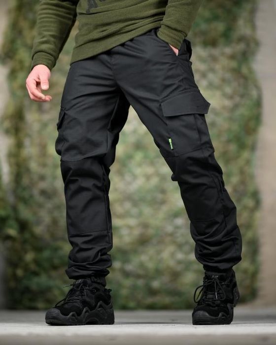 Тактичні джогери для чоловіків ріпстоп чорні/ джогеры для военных