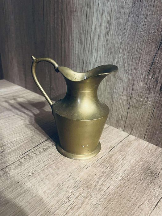 Piękny złoty dzbanek dzban wazon flakon antyk