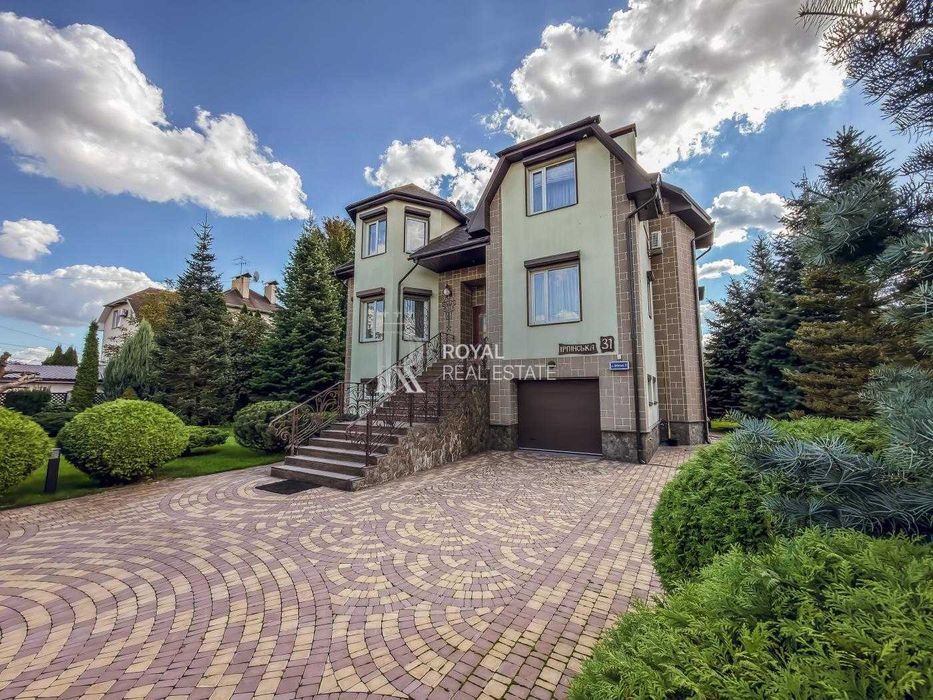 Продаж Будинок 574 м² 7 Кімнат 17 Соток Стоянка Києво-Святошинський Р-н Басейн Сауна Гараж Ландшафт Охорона Газове Опалення Фонтан Джакузі