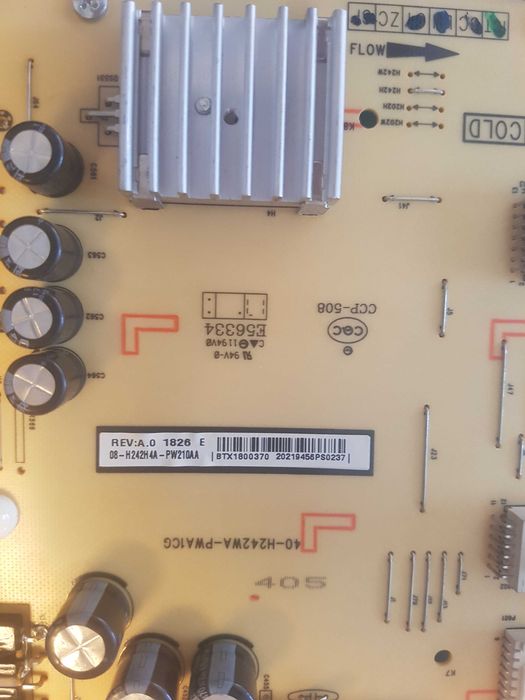 Fonte alimentação TV TLC ref 08-H242H4A- PW210AA