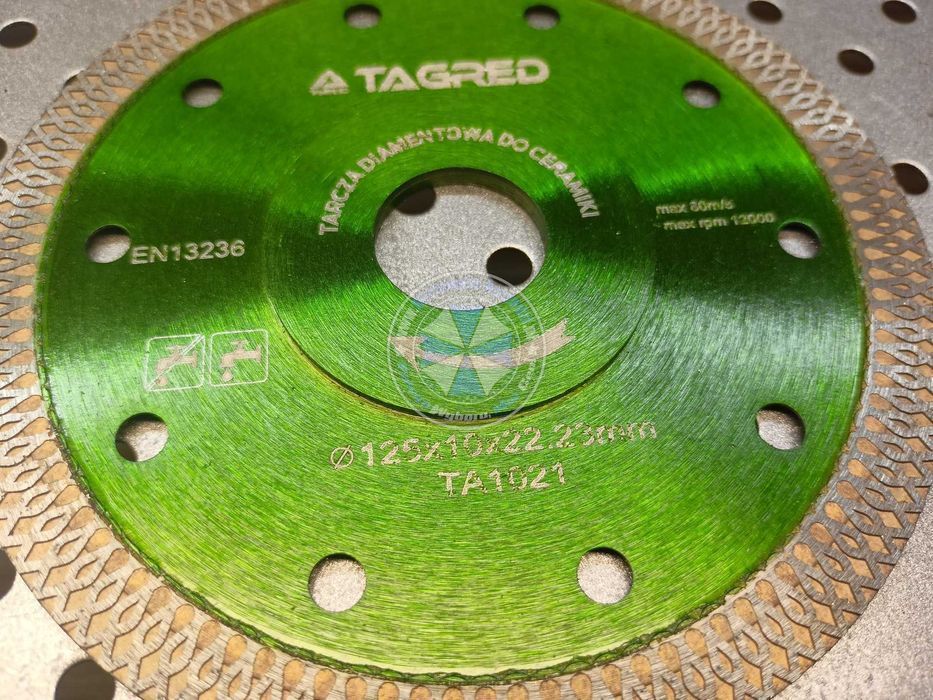 Tarcza diamentowa do płytek 125mm ceramiki kamienia gresu do kafli