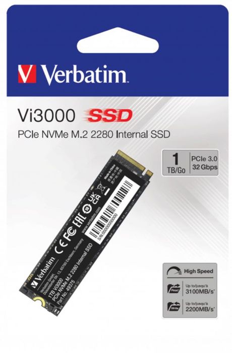 Твердотельный накопитель Verbatim Vi3000 SSD 1 TB