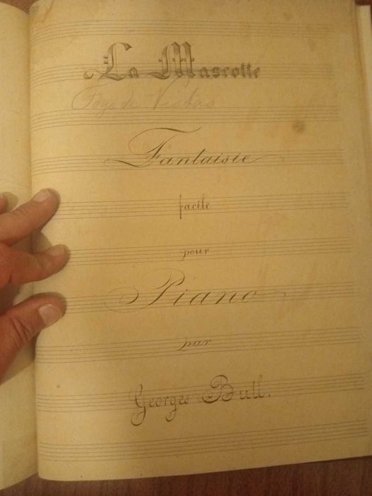 Grande volume de partituras antigas – Piano – séc. XIX/XX – Ricordi, Schott, Litolff