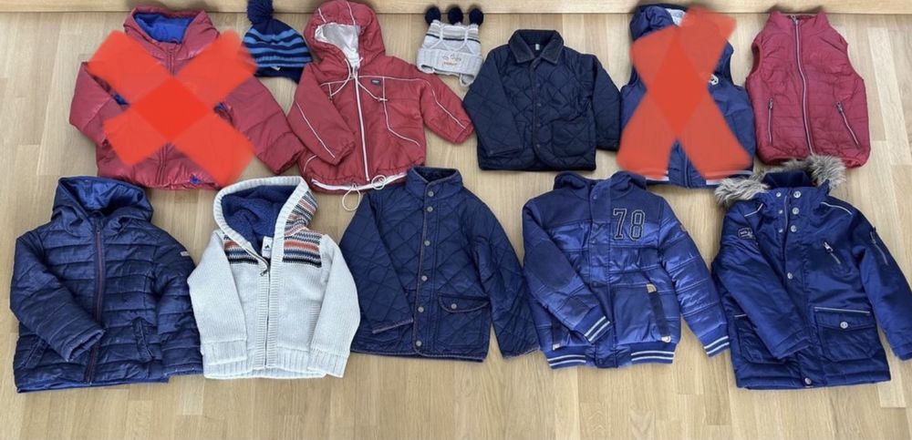 Куртки дитячі, вік від 2 - 6 років
