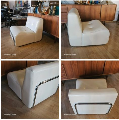 Adriano Piazzesi fotel mid century. Wlochy lata 60-te