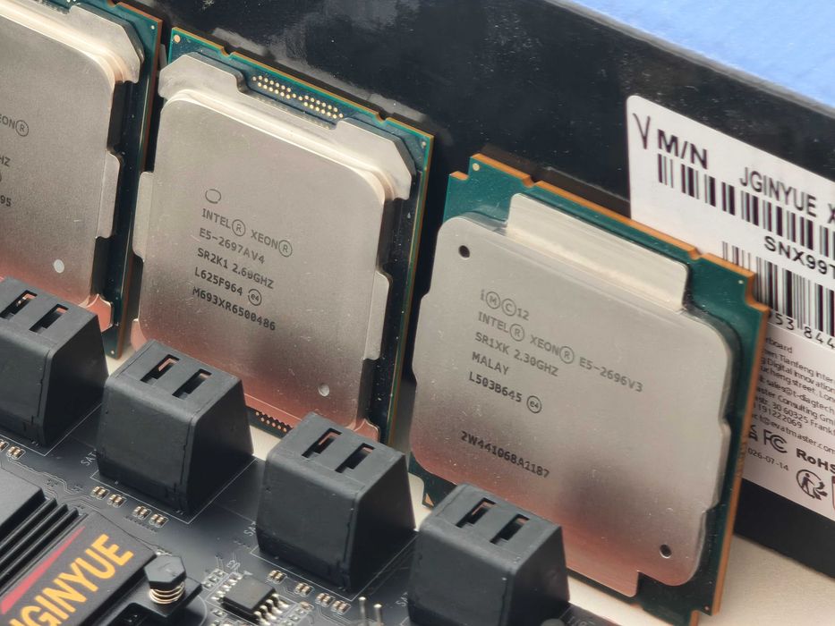 JGINYUE X99 Ti-D4 Plus + Xeon 2680v4 / 2690v4 / 2699v4 / 2696v3 / 2696v4 / сокет 2011-3