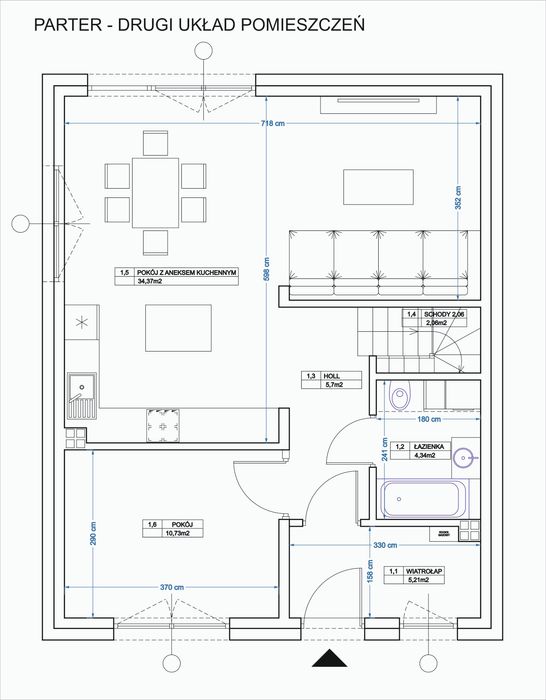 Nowy Dom jednorodzinny na działce 1000m2