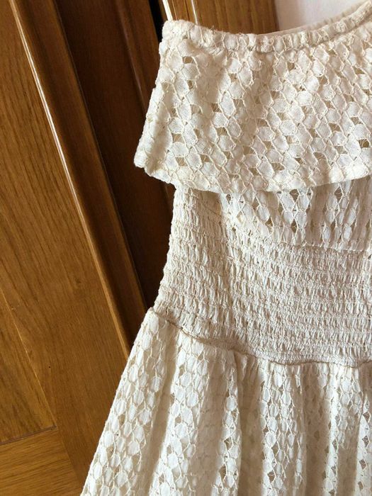 Vestido Branco Novo da Mango estilo romântico