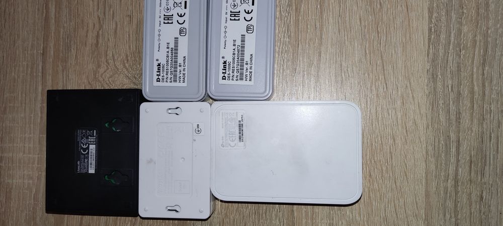 Коммутаторы TP-LINK, D-Link, Tenda блоки питания, шнуры USB A-B.