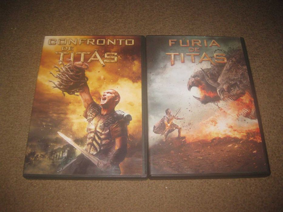 Colecção Completa em DVD "Confronto e Fúria de Titãs"