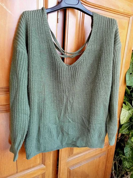 Camisola verde de senhora XL