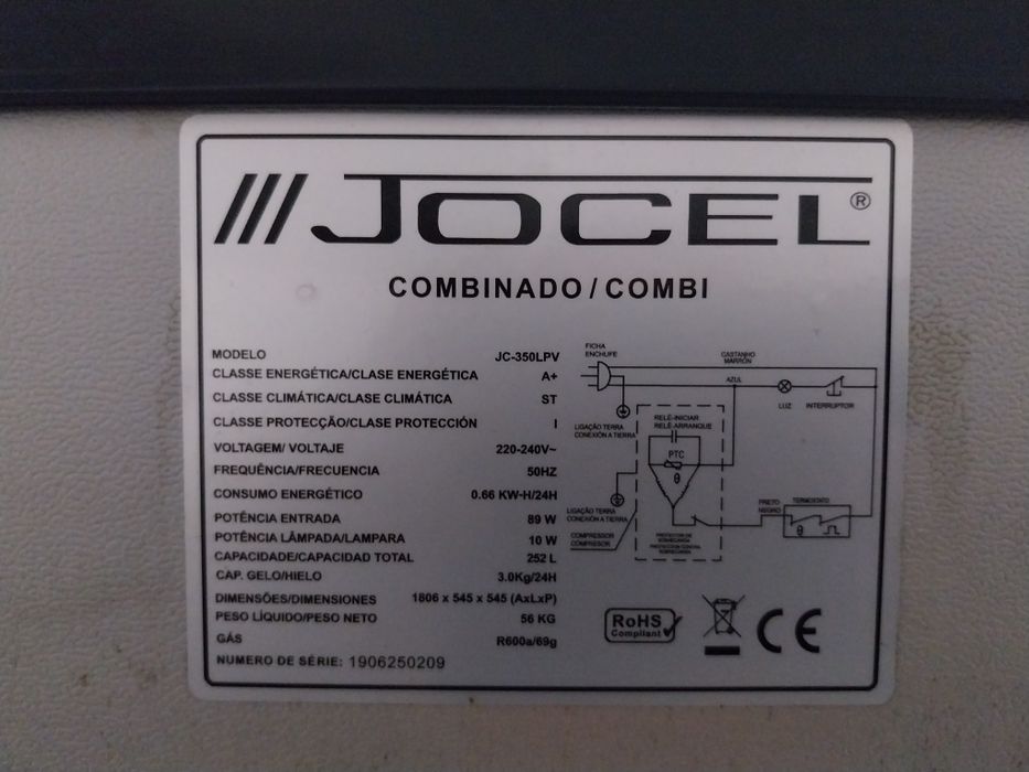 Vendo frigorífico classe A+