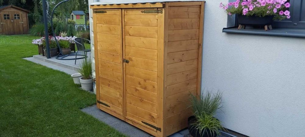 Domek narzędziowy schowek szafa ogrodowa