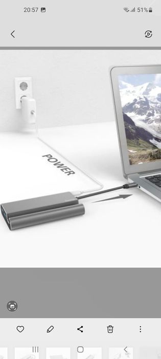 Док-станция HAMA 7-в-1 USB-C для 3Х USB-A 3.1, HDMI, VGA, LAN ..