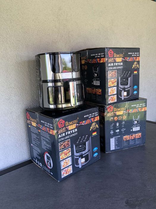 аерогриль аерофритюрница  мультипіч фритюрниця аерогріль Domotec 2тени