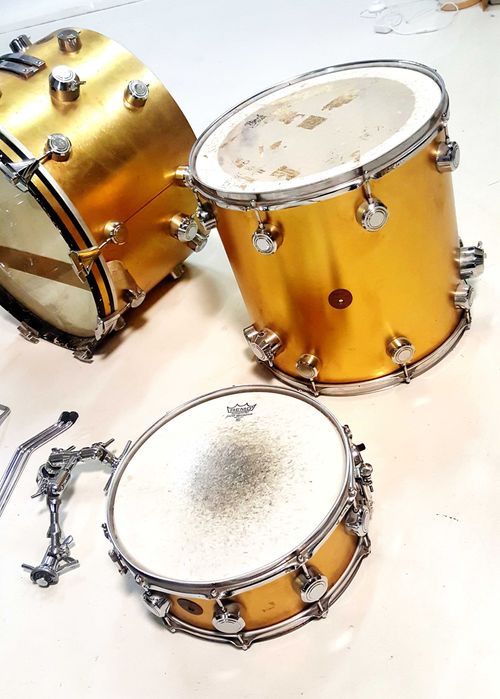 Werbel Hayman Vibrasonic Made in England, 69-72, Gold Badge, Perkusja